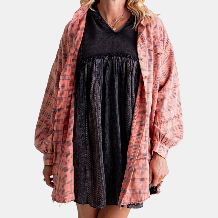 Maggie™ Oversized Flannel Shirt