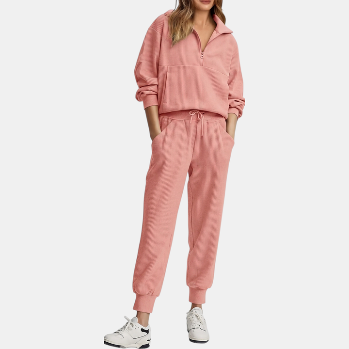 Delia™ Half-Zip Lounge Set