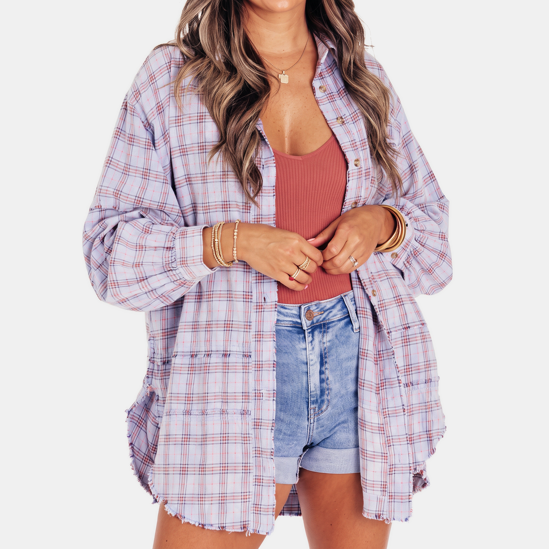 Maggie™ Oversized Flannel Shirt