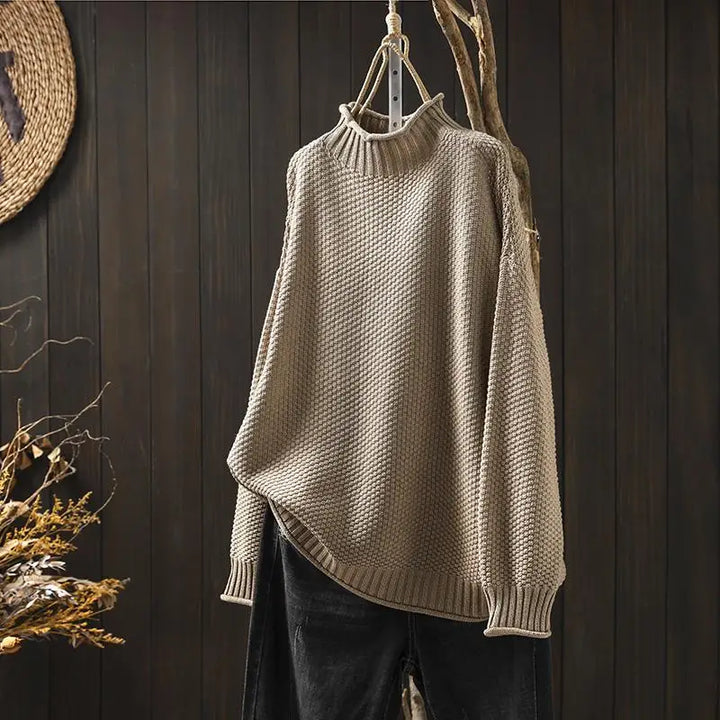 Marcie™ Relaxed Mock Neck Sweater
