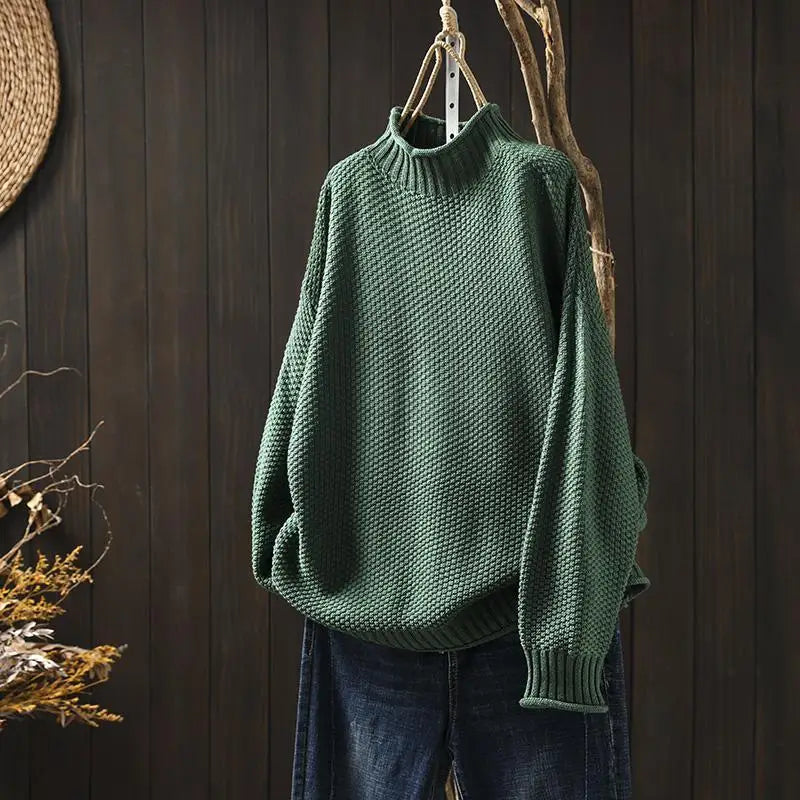 Marcie™ Relaxed Mock Neck Sweater