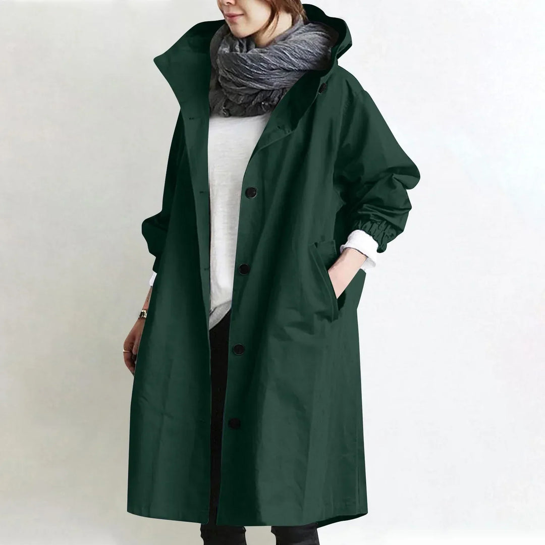 Theodora™ Hooded Trench Coat