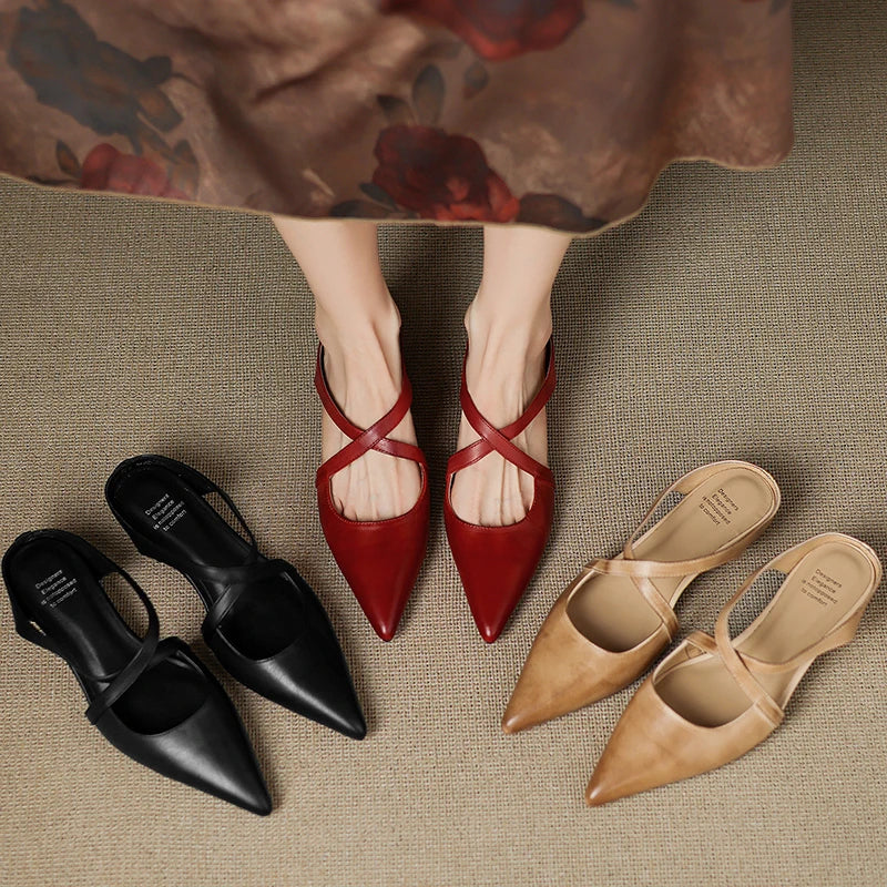 Mestelle™ | Genuine Leather Mules