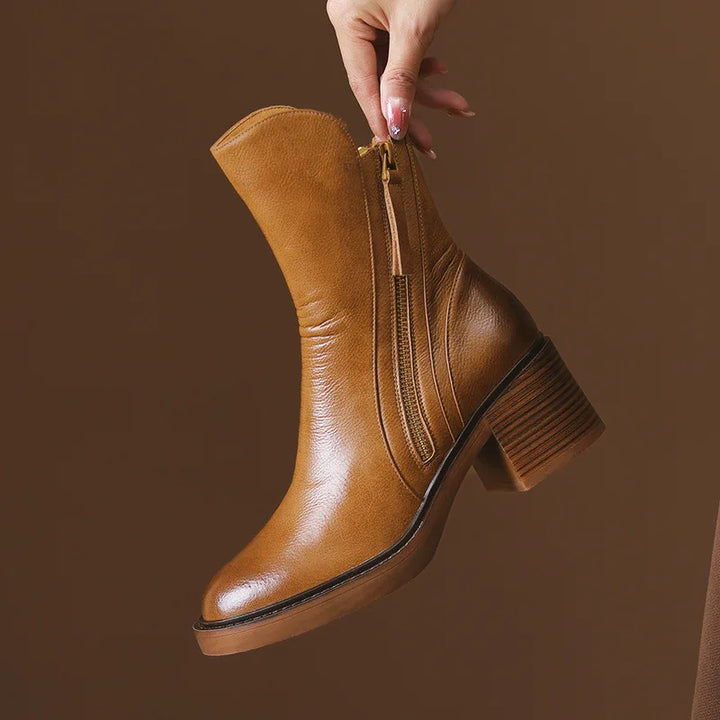 Aria™ | Leather Ankle Boots