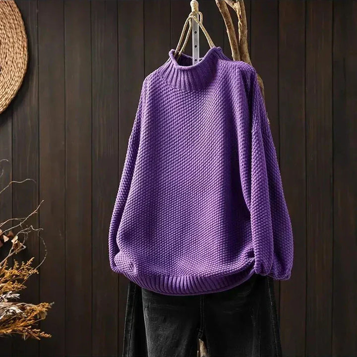 Marcie™ Relaxed Mock Neck Sweater