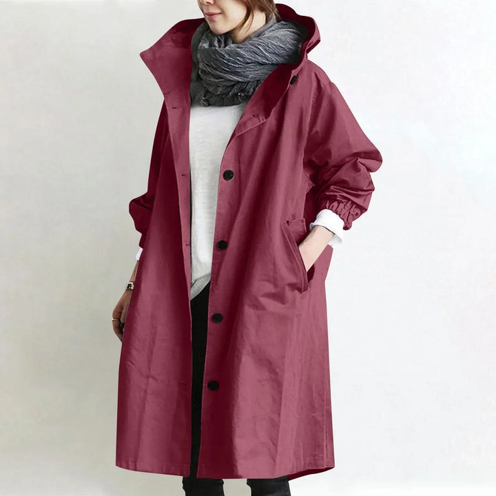 Theodora™ Hooded Trench Coat
