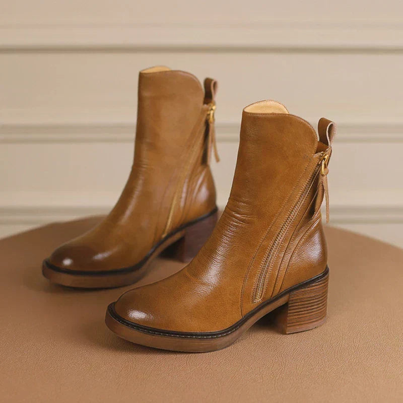 Aria™ | Leather Ankle Boots