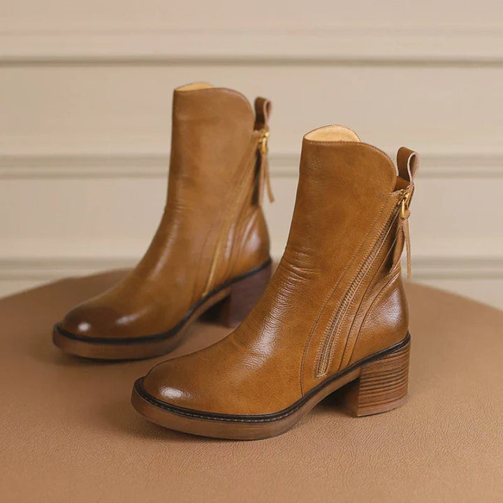 Aria™ | Leather Ankle Boots