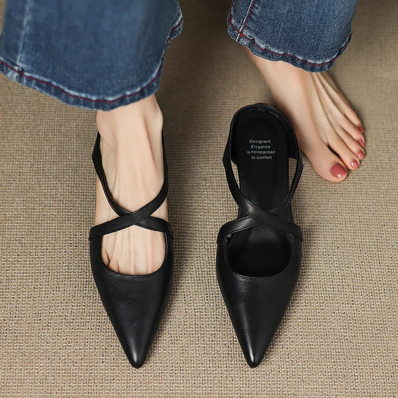 Mestelle™ | Genuine Leather Mules