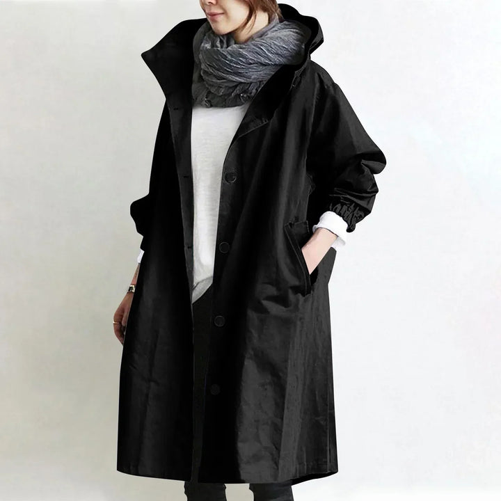 Theodora™ Hooded Trench Coat