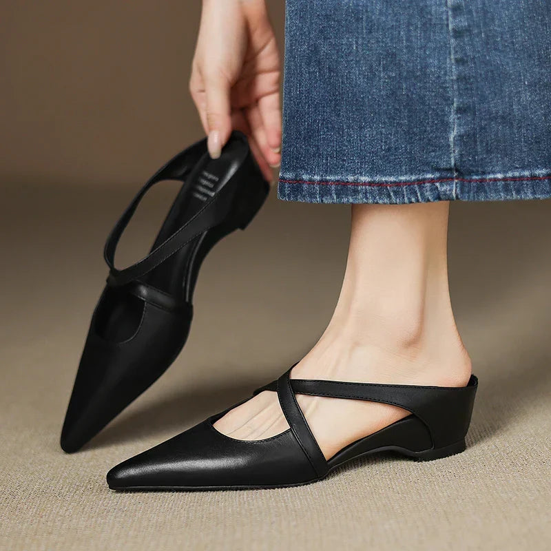 Mestelle™ | Genuine Leather Mules