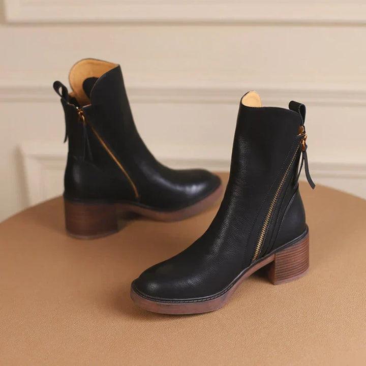 Aria™ | Leather Ankle Boots