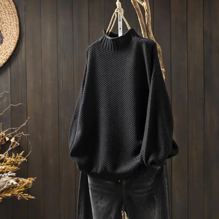 Marcie™ Relaxed Mock Neck Sweater