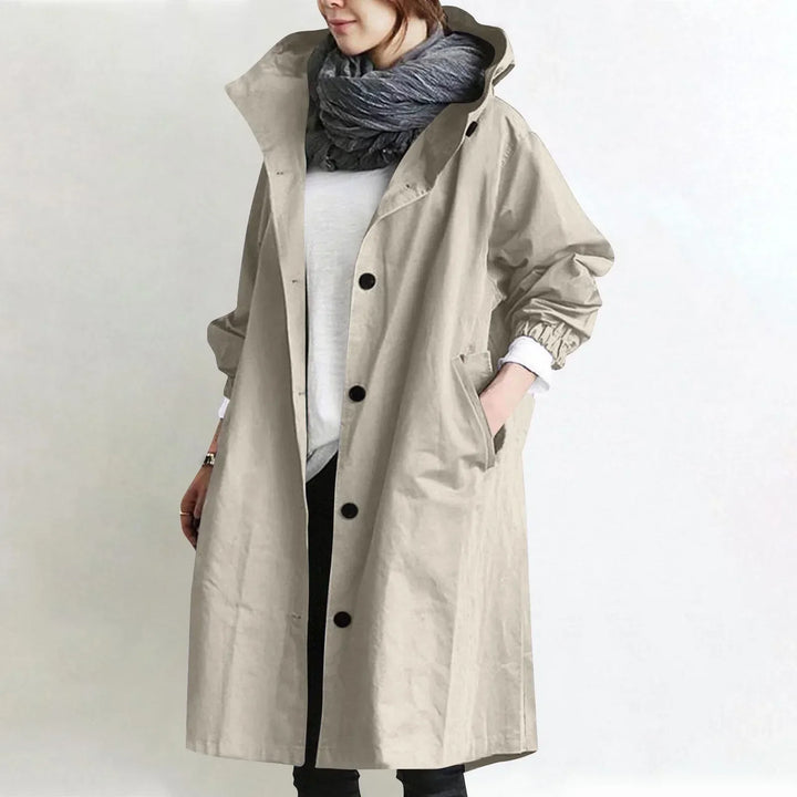 Theodora™ Hooded Trench Coat