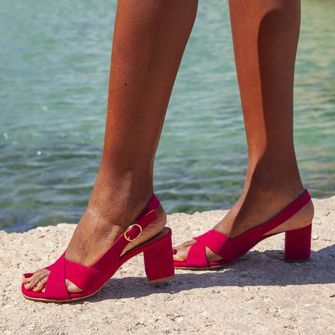 Georgina™ | Summer Blue Sandals