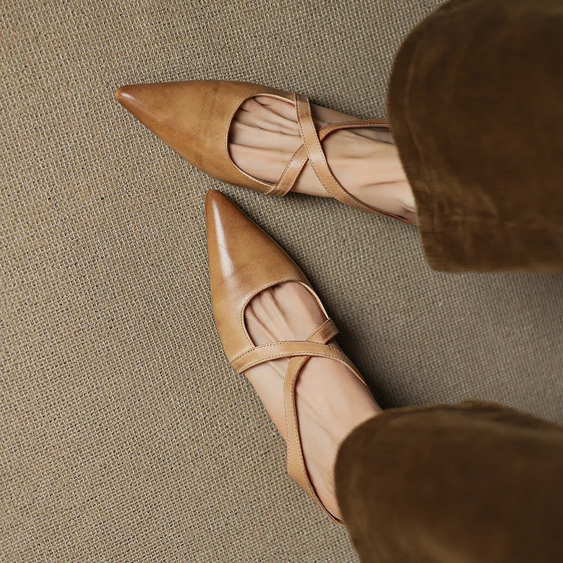 Mestelle™ | Genuine Leather Mules