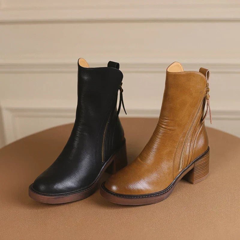 Aria™ | Leather Ankle Boots