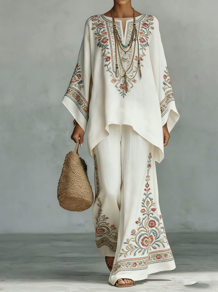 Jemima™ | Elegant Linen Two-Piece Set