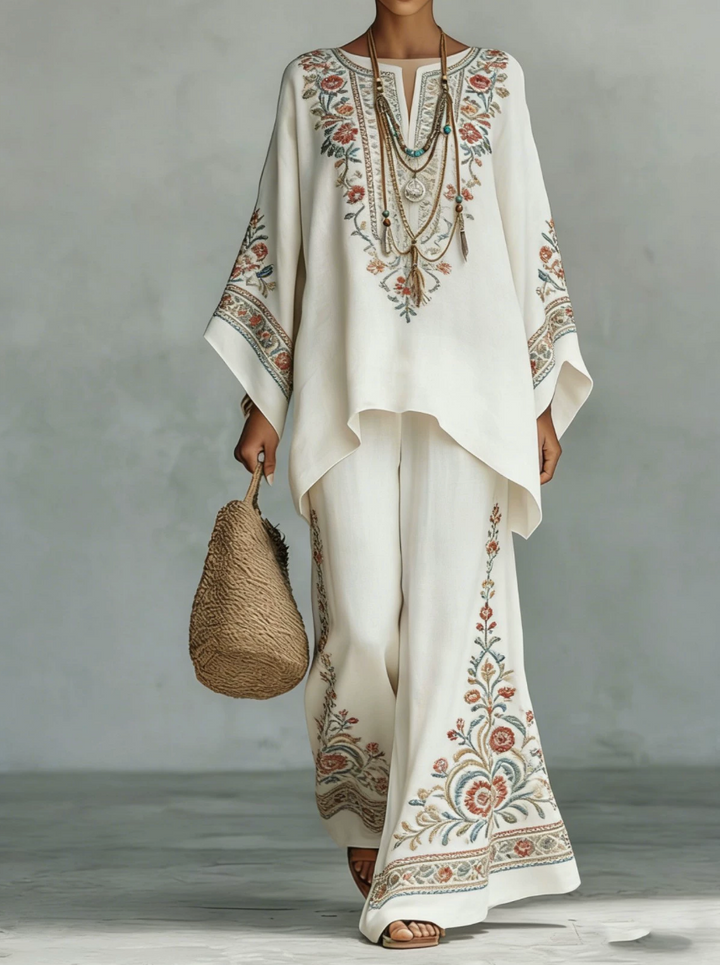 Jemima™ | Elegant Linen Two-Piece Set