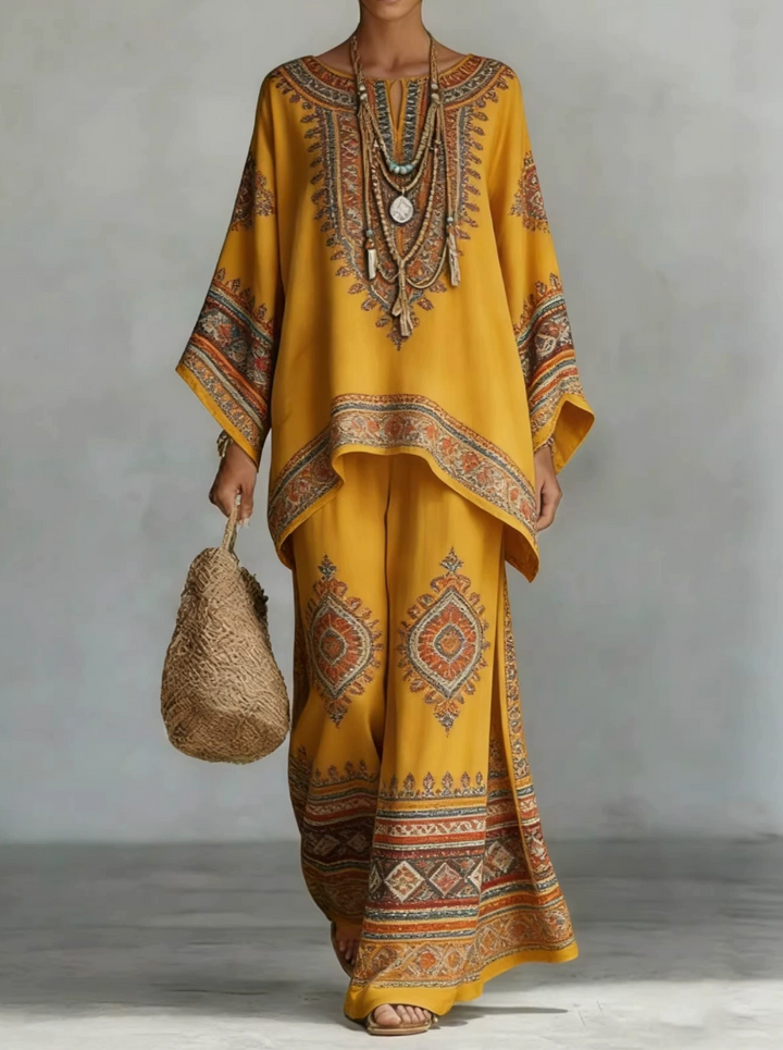 Jemima™ | Elegant Linen Two-Piece Set
