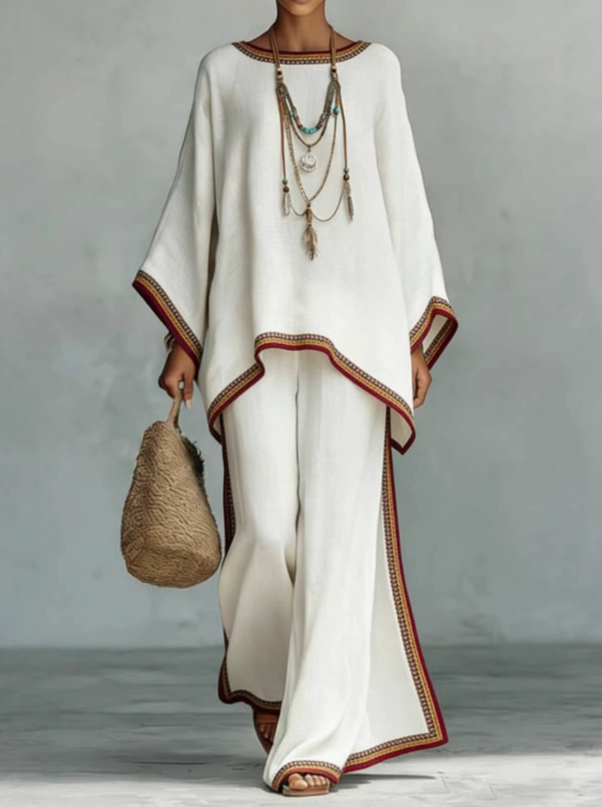 Jemima™ | Elegant Linen Two-Piece Set