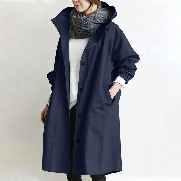 Theodora™ Hooded Trench Coat