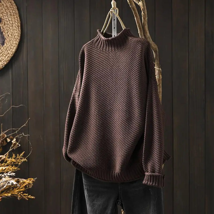 Marcie™ Relaxed Mock Neck Sweater