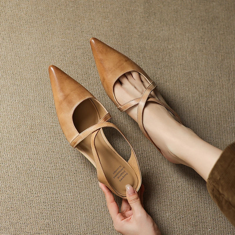 Mestelle™ | Genuine Leather Mules