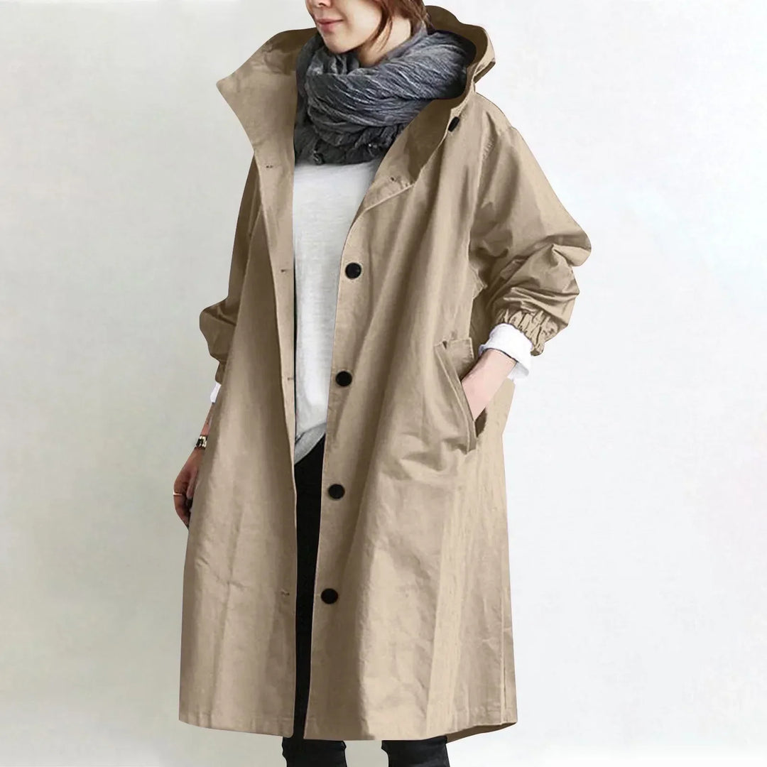 Theodora™ Hooded Trench Coat