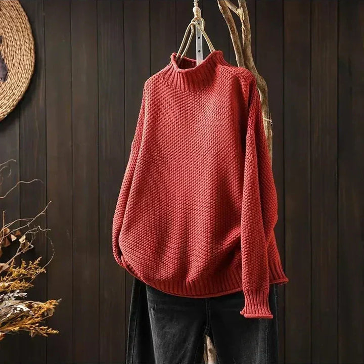 Marcie™ Relaxed Mock Neck Sweater
