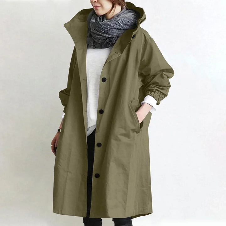 Theodora™ Hooded Trench Coat