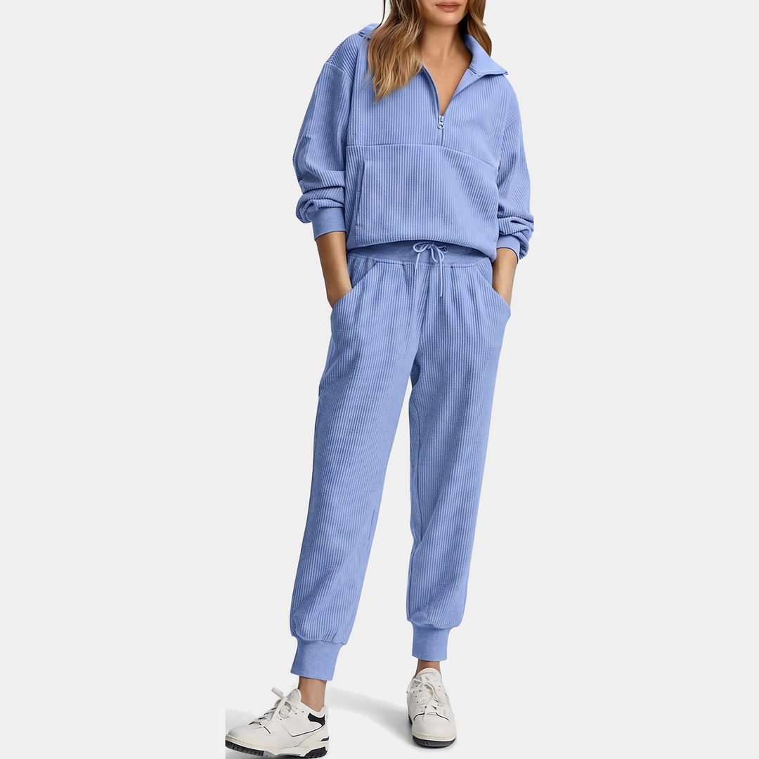 Delia™ Half-Zip Lounge Set