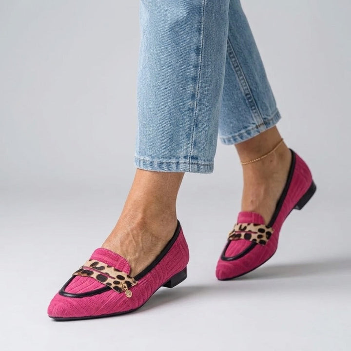 Fiorel™ | Leopard Slip-On Loafers