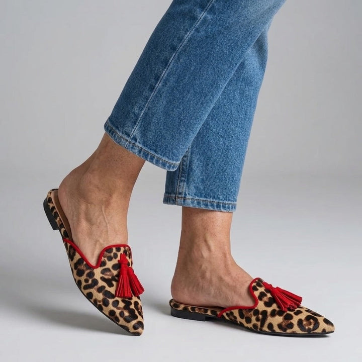 Serafine™ | Pointed Slides with Tassels