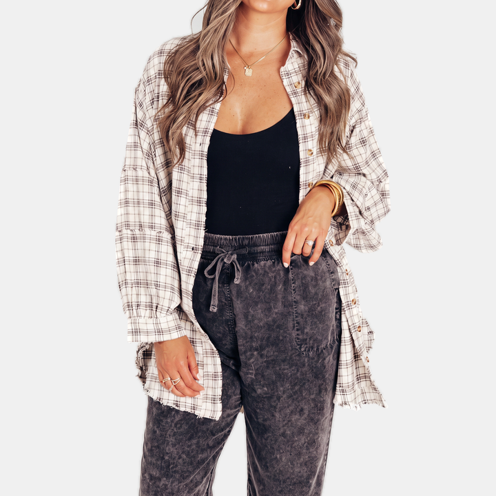 Maggie™ Oversized Flannel Shirt