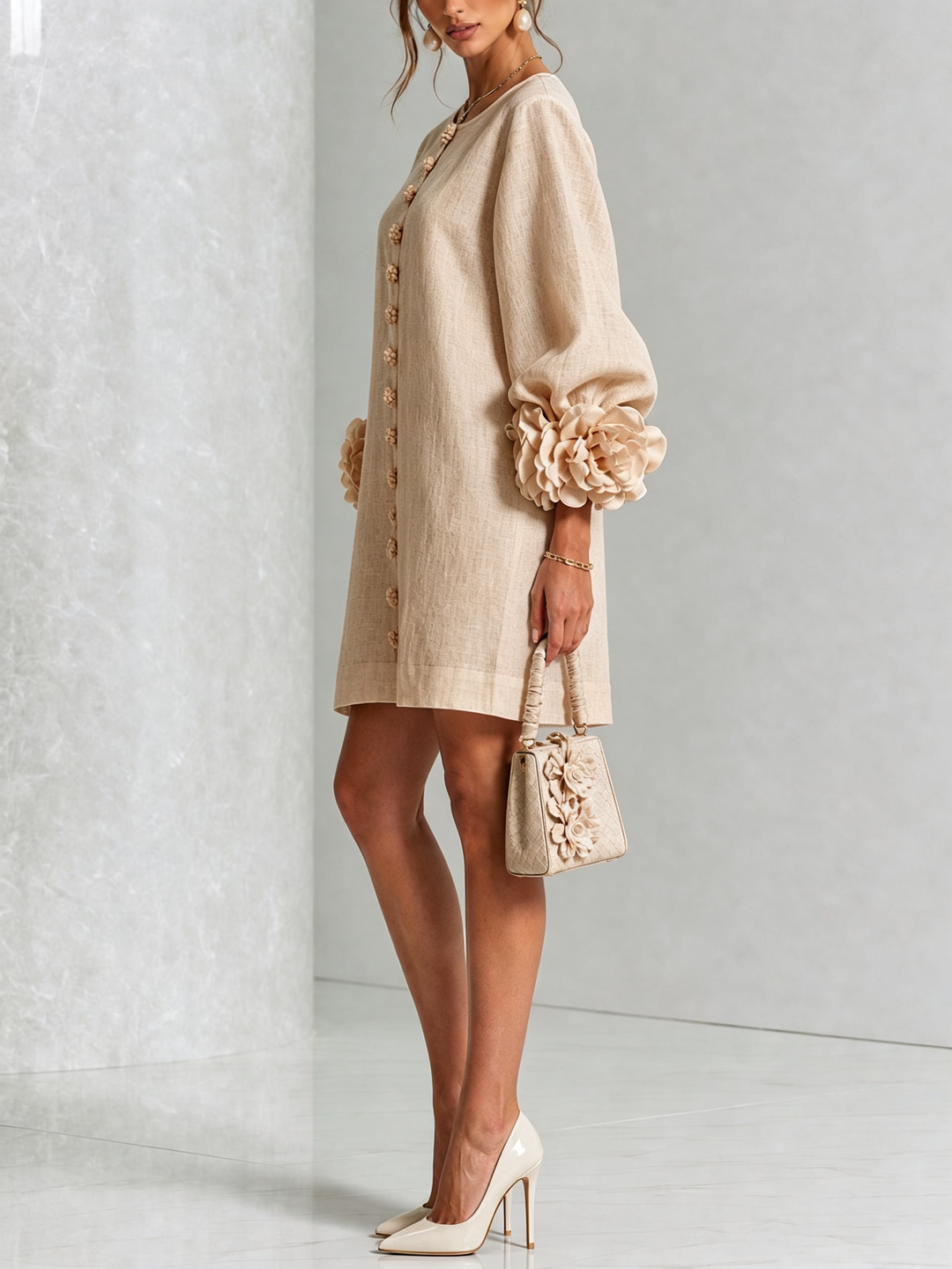 Rosalie™ Button-Down Mini Dress