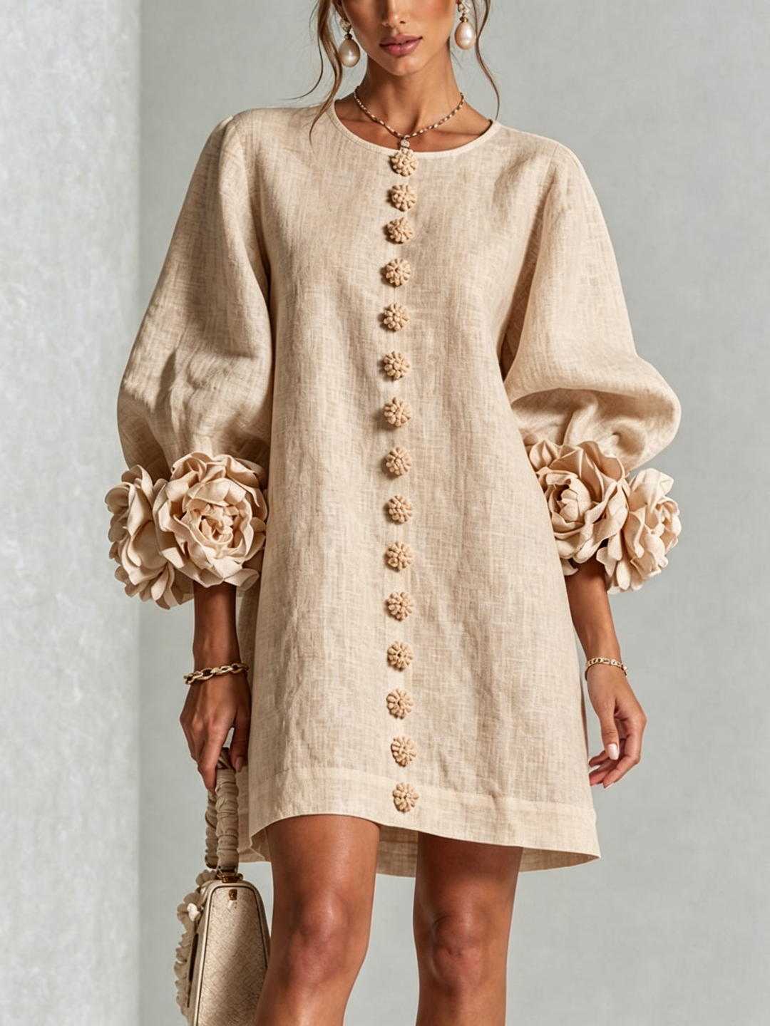 Rosalie™ Button-Down Mini Dress