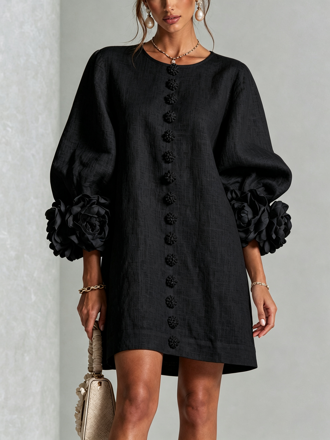 Rosalie™ Button-Down Mini Dress