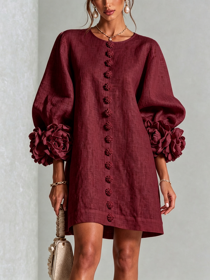Rosalie™ Button-Down Mini Dress