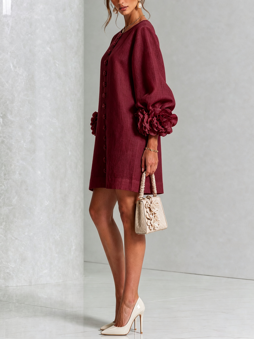 Rosalie™ Button-Down Mini Dress