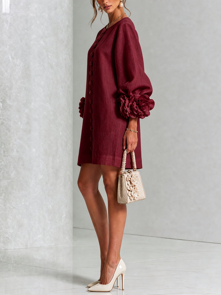Rosalie™ Button-Down Mini Dress