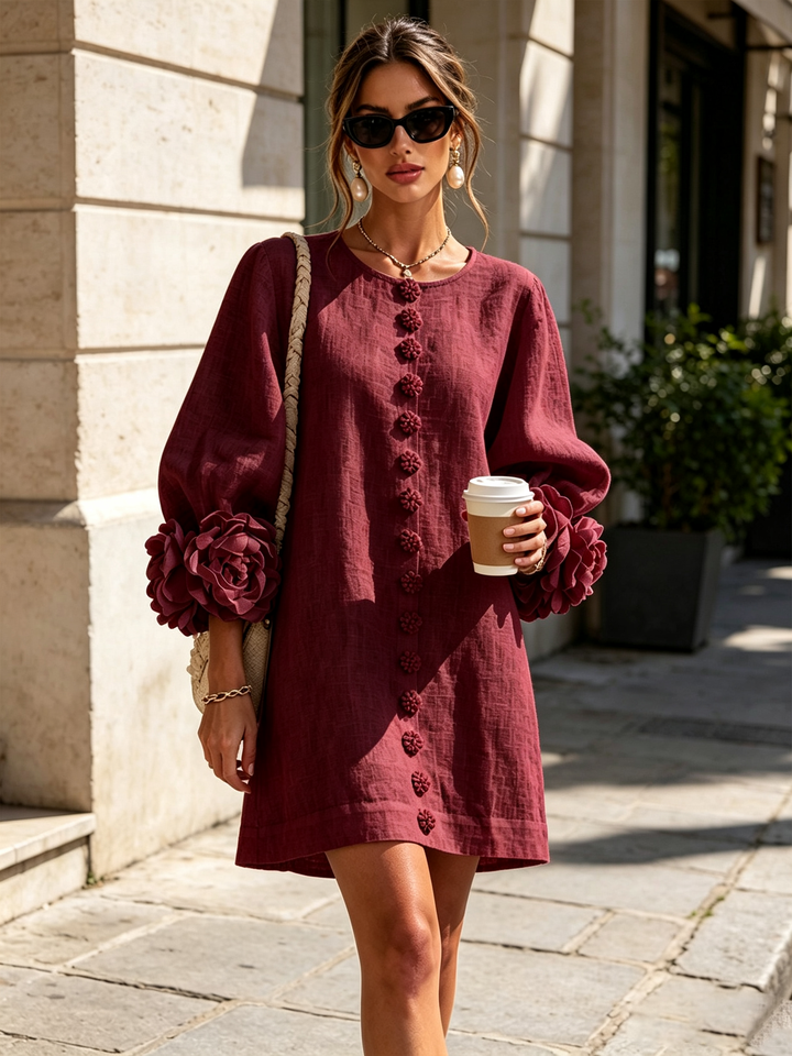 Rosalie™ Button-Down Mini Dress