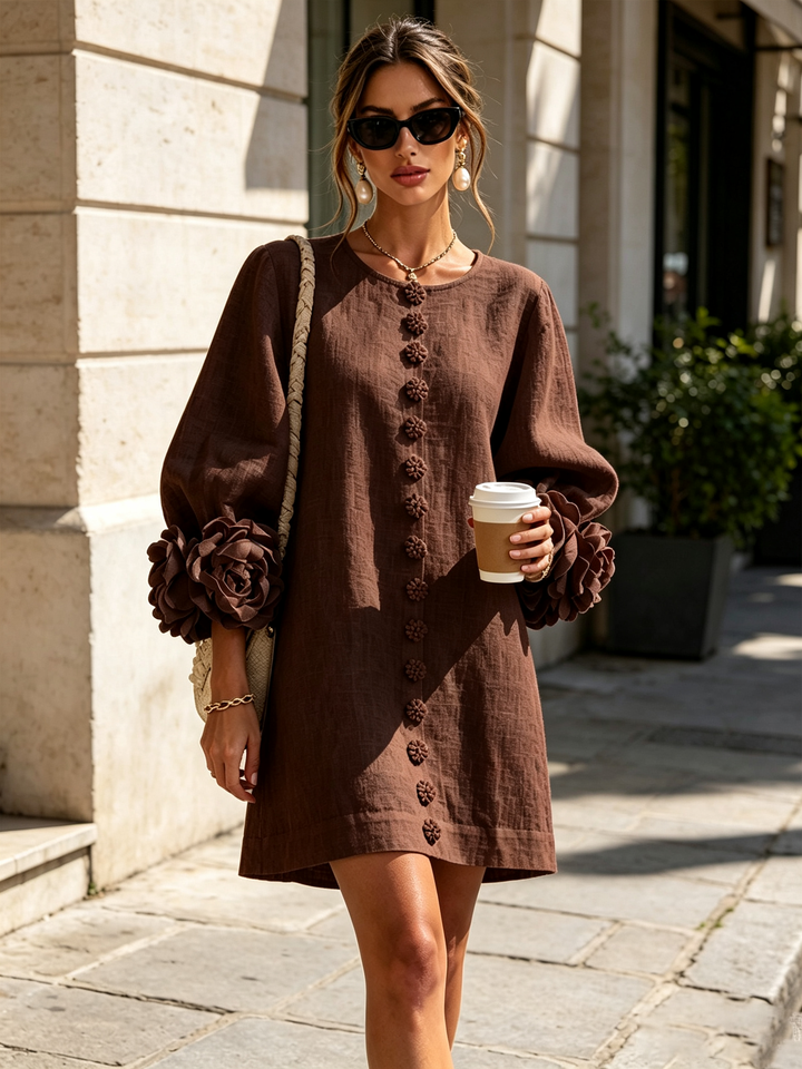 Rosalie™ Button-Down Mini Dress