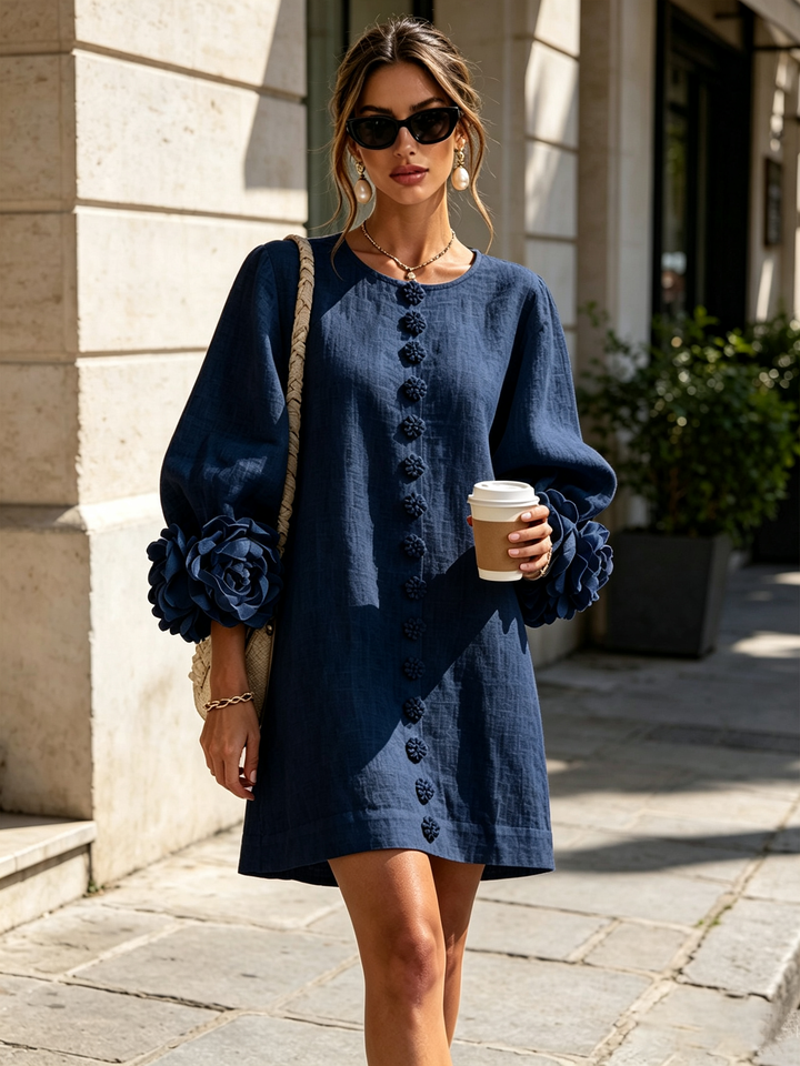 Rosalie™ Button-Down Mini Dress