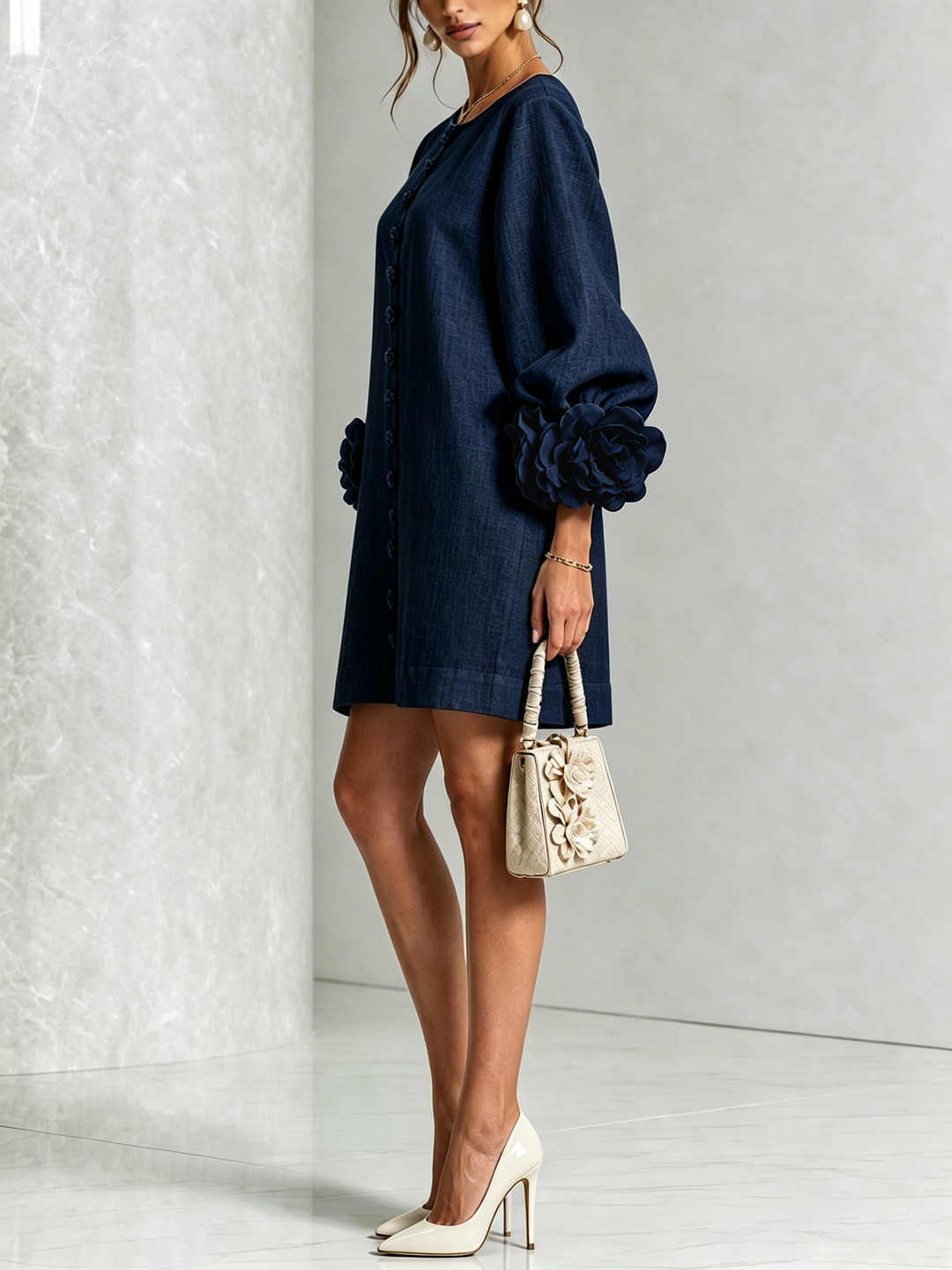 Rosalie™ Button-Down Mini Dress