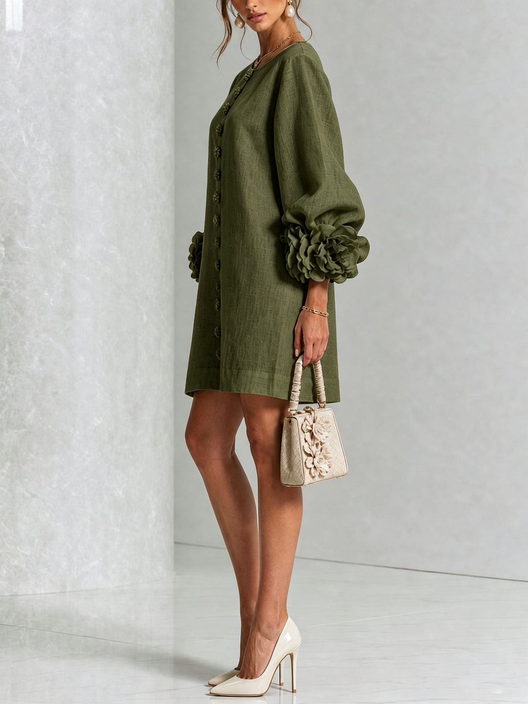Rosalie™ Button-Down Mini Dress