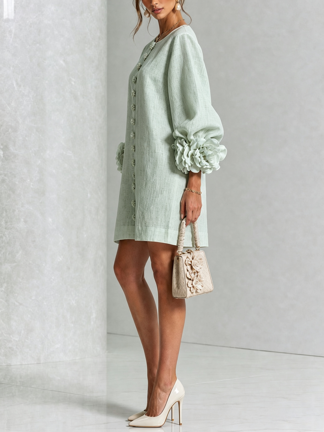 Rosalie™ Button-Down Mini Dress