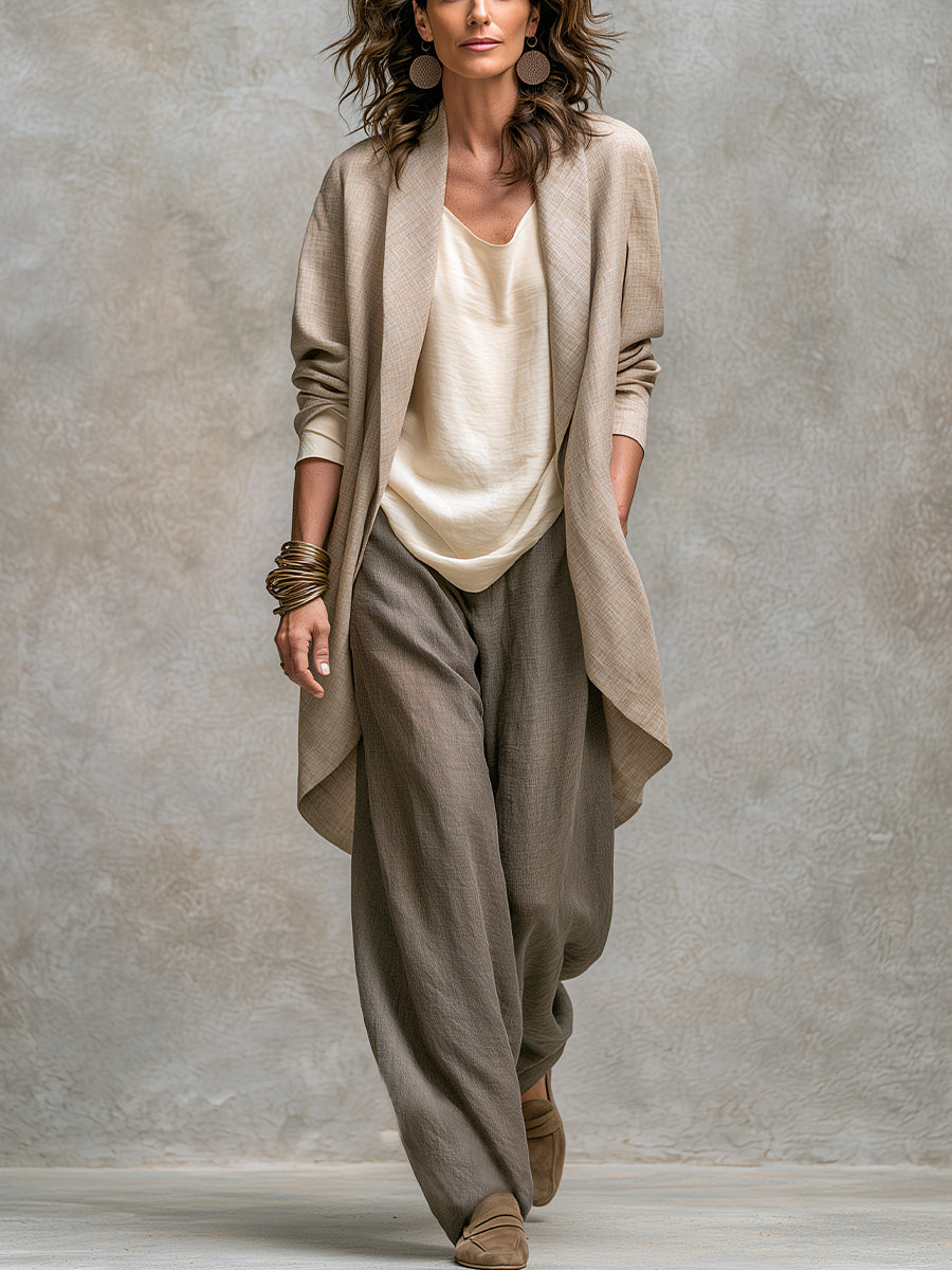Eliana Wide-Leg Suit Set