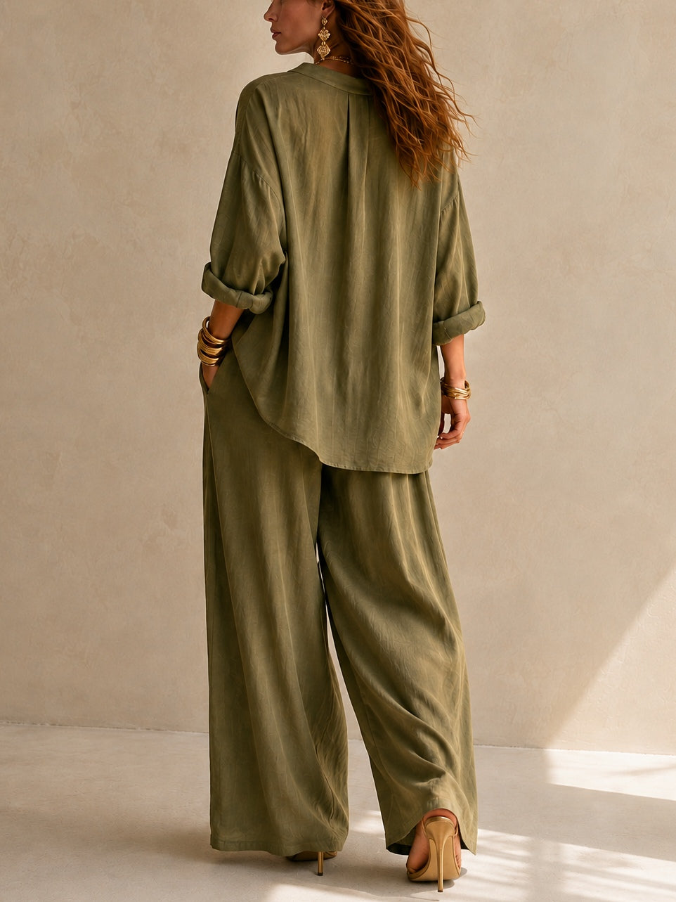 Olivia™ V-Neck Wide-Leg Set