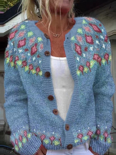 Siri™ | Folk Knit Cardigan
